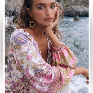 Spell & The Gypsy Collective Buttercup romper Meadow floral size XS